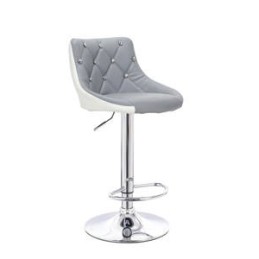 Barová stolička Elegance Silver White