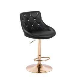 Barová stolička Elegance Gold Black